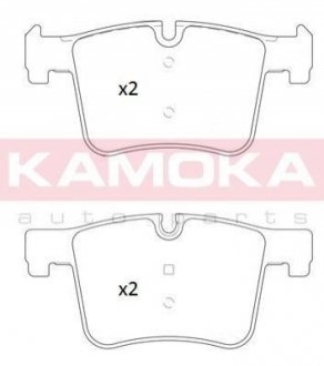 Колодка тормозная перед. BMW 1(F20) 11\'->.3 (F30) 11\'->. 4 13\'->.X3 (F25) 10\'->.X4 (F26) 14\'-> KAMOKA JQ101249 (фото 1)