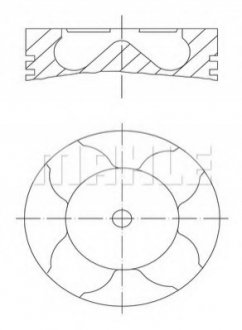 Поршень MAHLE / KNECHT 081PI00103 001