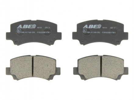 Комплект тормозных колодок ABE C18002ABE (фото 1)