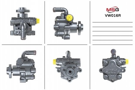 Насос ГУР восстановленный AUDI A3 (8L1) 96-03.SKODA OCTAVIA (1U2) 96-10,OCTAVIA Combi (1U5) 98-10 MSG VW 016R