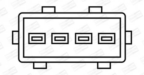 RENAULT котушка запалювання Clio 1,2 Cangoo 1,2 97- Laguna 2,0 01-. CHAMPION BAEA345