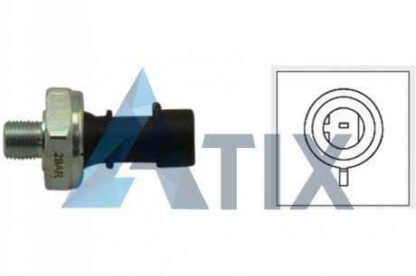 PARTS OPEL Датчик давления масла Astra H 1,6 04-, (синий) (2bar) KAVO EOP-8501 (фото 1)