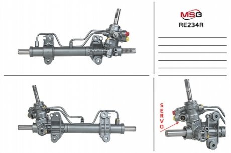 Рулевая рейка восстановленная MSG RE 234R