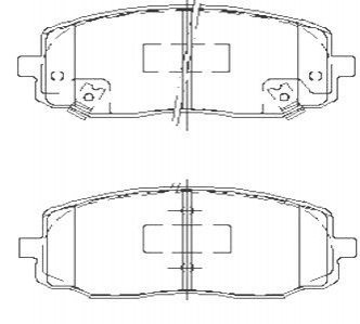 Гальмівні колодки дискові STARLINE BD S449