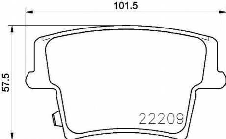 Тормозные колодки дисковые, к-кт. BREMBO P11040