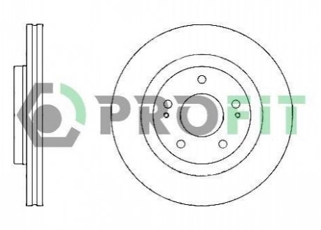 Диск гальмівний PROFIT 5010-1659