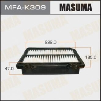 Воздушный фильтр A0437 LHD CHEVROLET/ AVEO/ V1200, V1400 04- (1/40) MASUMA MFA-K309