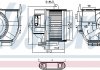 Вентилятор RENAULT CLIO II (98-) 1.6 i 16V NISSENS 87487 (фото 1)
