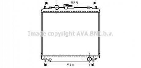 Радиатор двигателя AVA COOLING MT2109