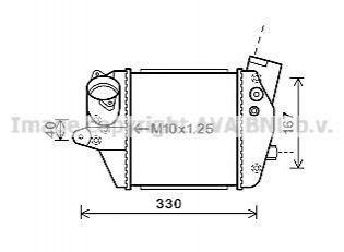 Интеркулер AVA COOLING MZA4243