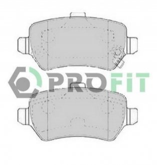 Гальмiвнi колодки дисковi, заднi PROFIT 5000-1521