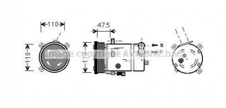 Компрессор AVA COOLING OLAK277