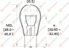 Лампа накаливания P21W 12V 21W BA 15s EUROREPAR 1616431280 (фото 2)