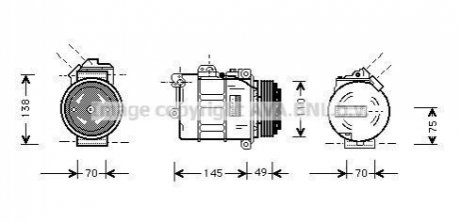 Компресор AVA COOLING BWAK237