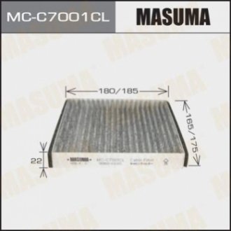 Салонный фильтр угольный SWIFT/ RS413 (1/60) MASUMA MCC7001CL (фото 1)