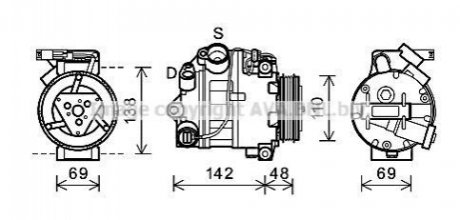 Компресори кондицiонерiв AVA COOLING BWAK443