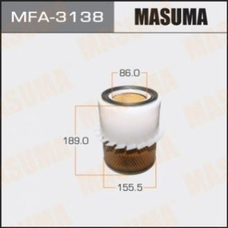 Фильтр воздушный MITSUBISHI L 200 1996—2008 MASUMA MFA-3138