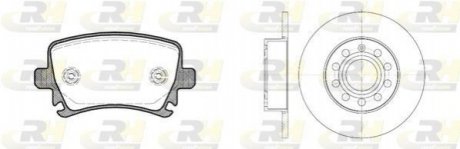 Комплект тормозов, дисковый тормозной механизм ROADHOUSE 81031.01 (фото 1)