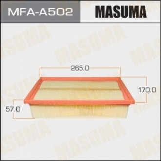 Фильтр воздушный FORD/ FOCUS/ V1600 05-07 MASUMA MFA-A502