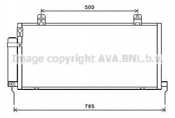 Радиатор кондиционера AVA AVA COOLING MTA5221D