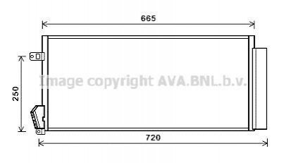 Радиатор кондиционера AVA AVA COOLING FTA5396D