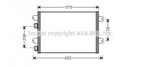 Радиатор кондиционера AVA AVA COOLING RTA5317