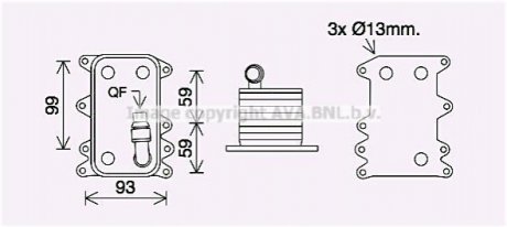 Масляные радиаторы AVA COOLING BW3560