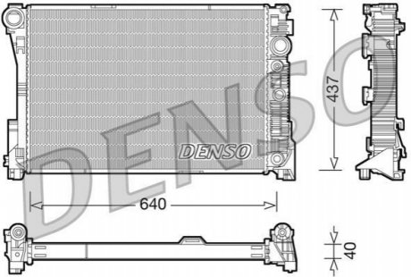 Теплообменник DENSO DRM17046 (фото 1)