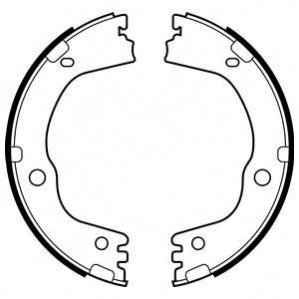 Барабанные тормозные колодки Delphi LS2081