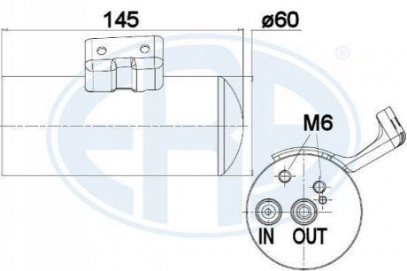 Осушувач кондиціонера ERA 668025