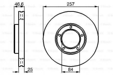 Тормозной диск BOSCH 0 986 478 397