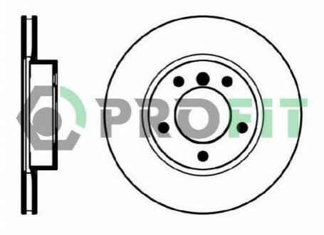 Диск гальмівний PROFIT 5010-0258