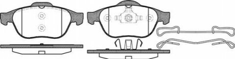 Колодки тормозные диск. перед. (Remsa) Renault Laguna II Espace IV ATE ver. WOKING P9433.10 (фото 1)