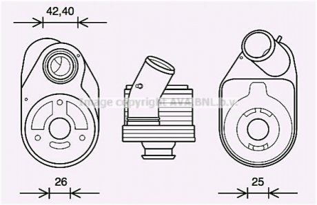 Радиатор масляный AVA AVA COOLING FT3610