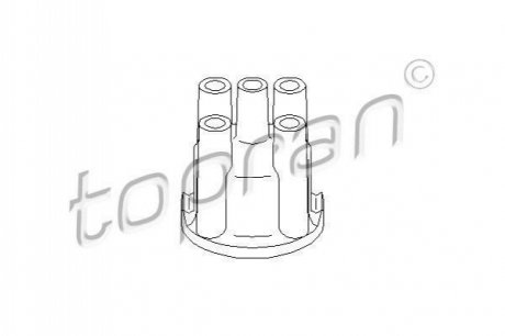 Крышка распределителя зажигания TOPRAN / HANS PRIES 100 276