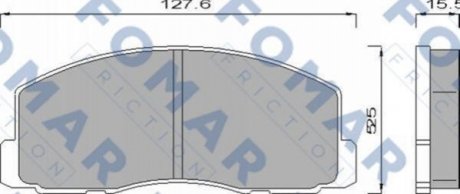 Гальмівні(тормозні) колодки FOMAR FO 439681