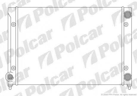 Радиатор АКПП FORD COUGAR 98-99 MONDEO 2.5I 24V 95-97 4G32 Polcar 954608A1 (фото 1)