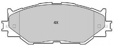 Комплект тормозных колодок FREMAX FBP1807