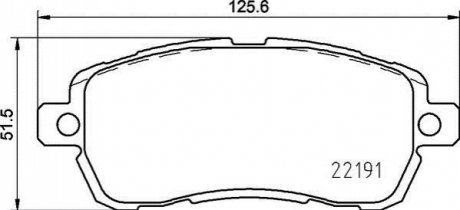 Гальмівні колодки дискові BREMBO P24203