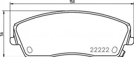 ГАЛЬМВН КОЛОДКИ ДИСКОВ BREMBO P11041