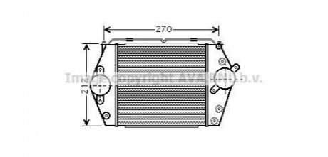 Интеркулер | 6 / MPV 2.0 CiTD \'02-\'05 AVA COOLING MZ4188