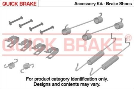 Монтажный комплект тормозных колодок QUICK BRAKE 105-0036