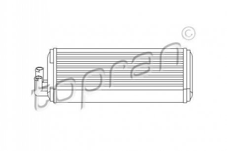 Радиатор печки AUDI 100/A6 77-98 TOPRAN / HANS PRIES 103 705 (фото 1)