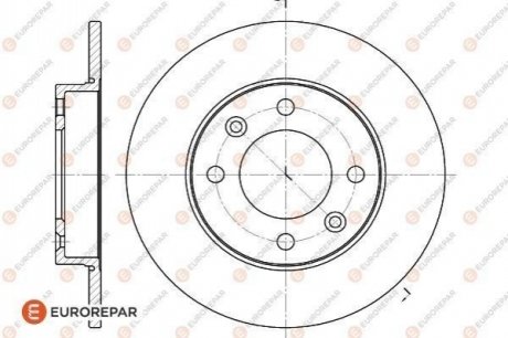 Диски гальмівні (к-т 2 шт) EUROREPAR 1618861980
