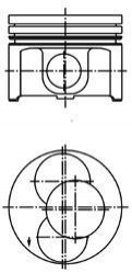 Поршень KOLBENSCHMIDT 40092700