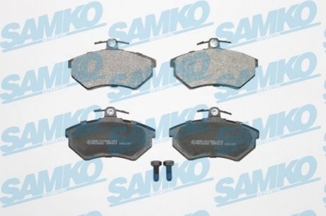 Комплект тормозных колодок дисковый тормоз SAMKO 5SP613 (фото 1)