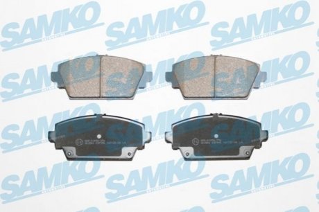 Комплект тормозных колодок дисковый тормоз SAMKO 5SP940 (фото 1)
