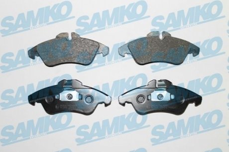 Комплект тормозных колодок дисковый тормоз SAMKO 5SP608 (фото 1)