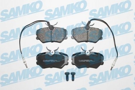 Комплект тормозных колодок дисковый тормоз SAMKO 5SP293
