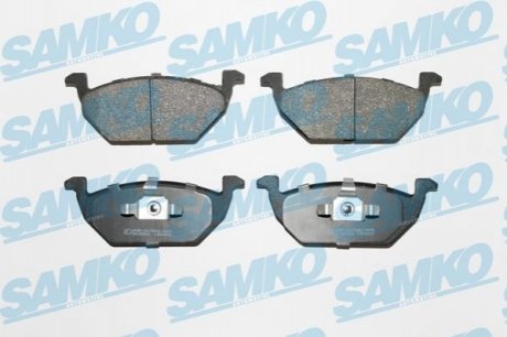 Комплект тормозных колодок дисковый тормоз SAMKO 5SP730